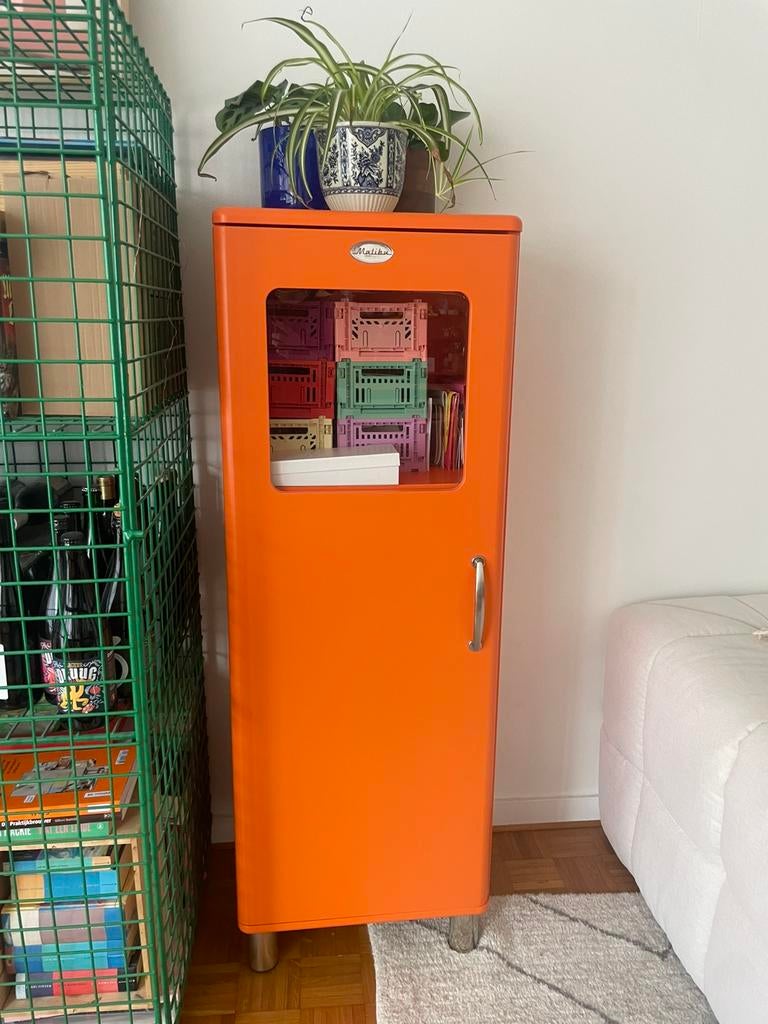 Kast Malibu oranje, Maison & Meubles, Armoires | Casiers, Enlèvement, Utilisé