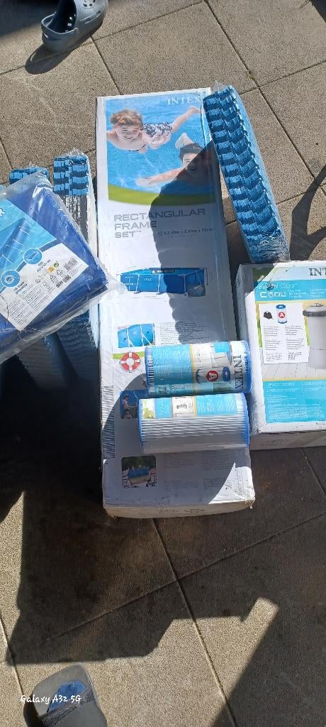 zwembad met accessoires, Ophalen, Nieuw, Overige typen