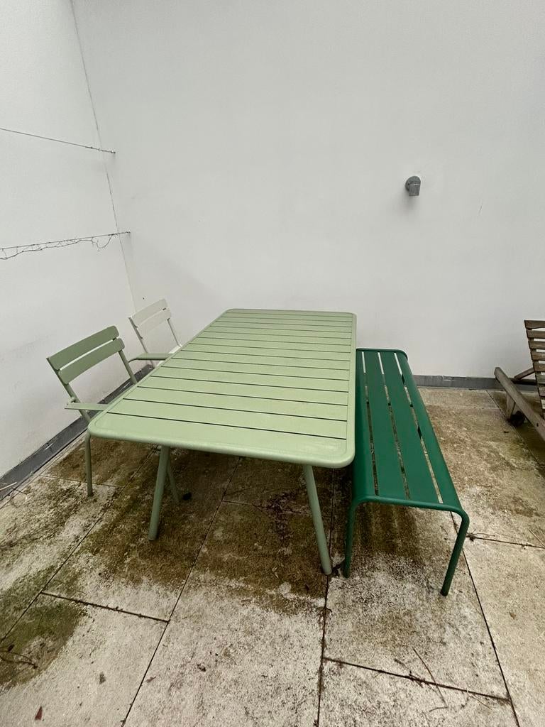 Fermob Luxembourg tafel 165x100, Jardin & Terrasse, Ensembles de jardin, Enlèvement, Comme neuf