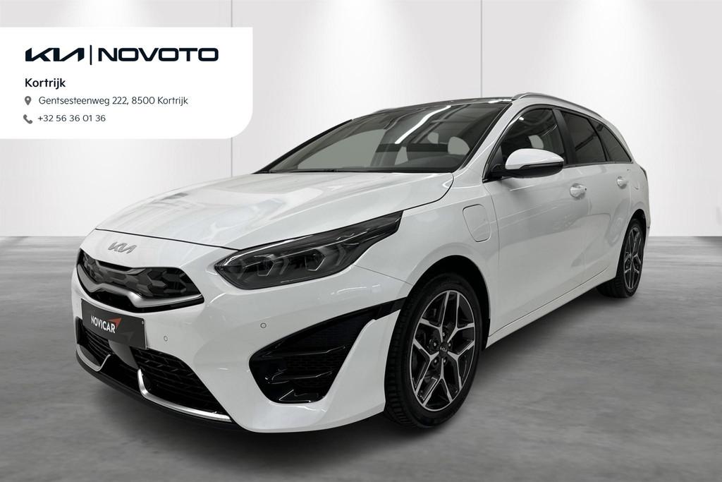 Kia Ceed Sportswagon 1.6 GDi PHEV Business Line DCT + SUNROO, Auto's, Elektronische parkeerrem, Gebruikt, 9 kWh, Wit