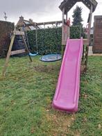 Speeltuig met schommel glijbaan zandbak, Enfants & Bébés, Jouets | Extérieur | Aires de jeux, Enlèvement, Utilisé, Bac à sable