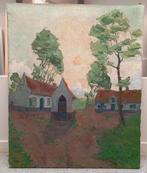 Mooi vintage origineel olieverfschilderij op doek, Antiek en Kunst, Ophalen of Verzenden