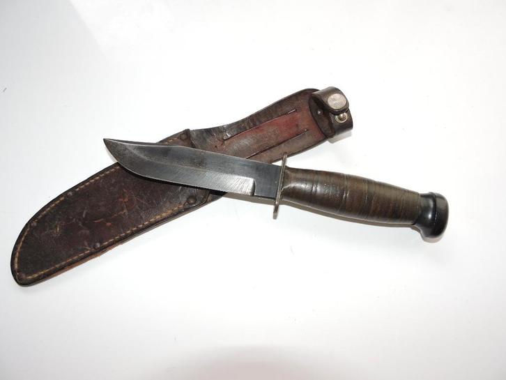 1942 US CAMILLUS USN MARK 1 gevechtsmes, Verzamelen, Militaria | Algemeen, Marine, Verzenden