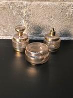 Ensemble de toilette doré, De Rupel (Boom), vers 1950, Enlèvement ou Envoi