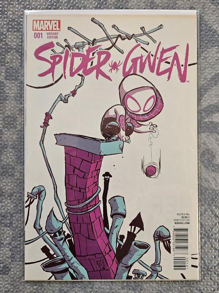 Spider-Gwen (vol.1) #1 Skottie Young (2015), Comics, Enlèvement ou Envoi, Neuf