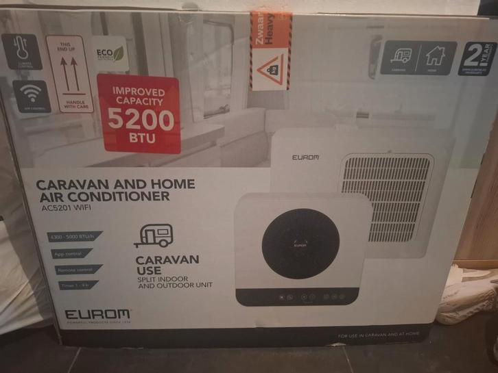 Climatiseur caravane & maison EUROM AC5201 WiFi – 5200 BTU, Caravanes & Camping, Camping-car Accessoires, Enlèvement