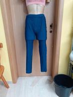 Blauwe broek — Elastische taille — XL (42/44), Kleding | Dames, Broeken en Pantalons, Maat 46/48 (XL) of groter, Ophalen of Verzenden