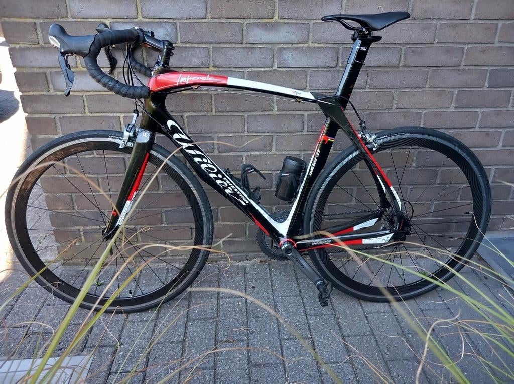 Koersfiets, racefiets, Wilier Imperiale, carbon, maat 55, Fietsen en Brommers, Carbon, Heren, 53 tot 57 cm, Ophalen