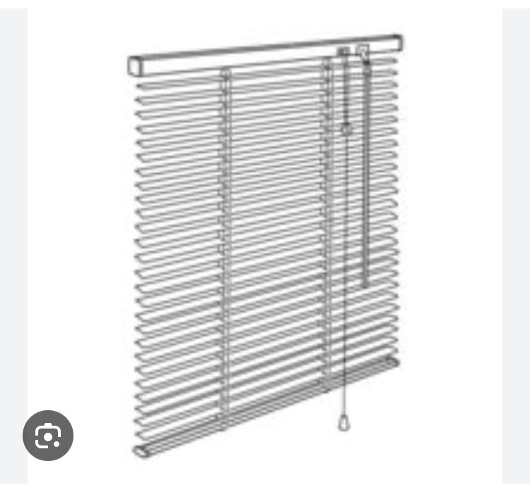 Jaloezie - lamellen - luxaflex - raamdecoratie Ikea Stalis, Ophalen, 100 tot 150 cm, Zwart, Nieuw