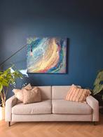 Canapé-lit double gris, Maison & Meubles, Enlèvement, Deux personnes