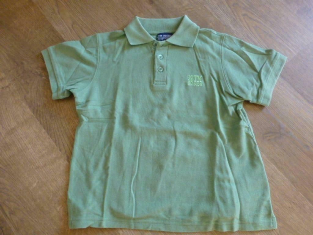 groene polo Tim Moore (JBC) maat 122, Kinderen en Baby's, Kinderkleding | Maat 122, Gebruikt, Ophalen of Verzenden, Shirt of Longsleeve