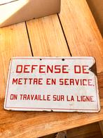 oud emaille bordje, Antiek en Kunst, Ophalen of Verzenden