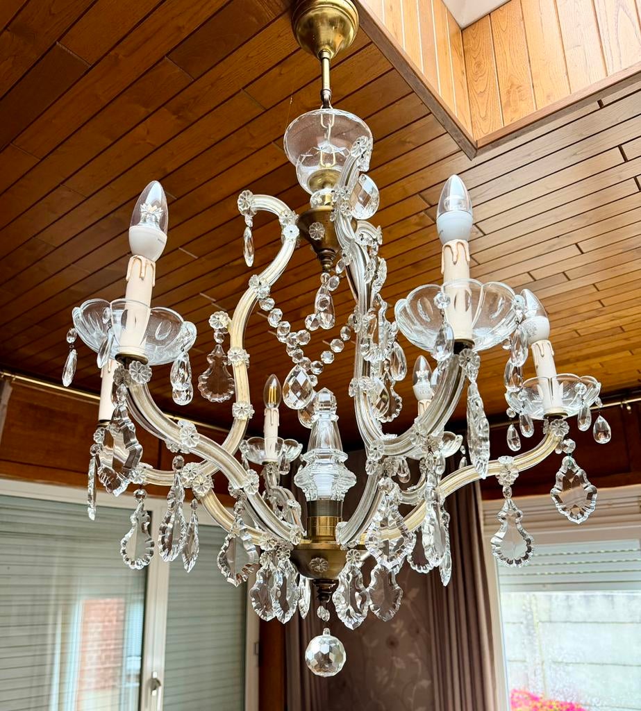 Mooie sierlijke kroonluchter, Huis en Inrichting, Ophalen, Zo goed als nieuw