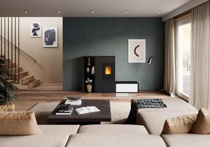 Pelletkachel Rika Connect F22  Meer mogelijkheden, Maison & Meubles, Accessoires pour la Maison | Autre, Neuf, Noir, Enlèvement ou Envoi