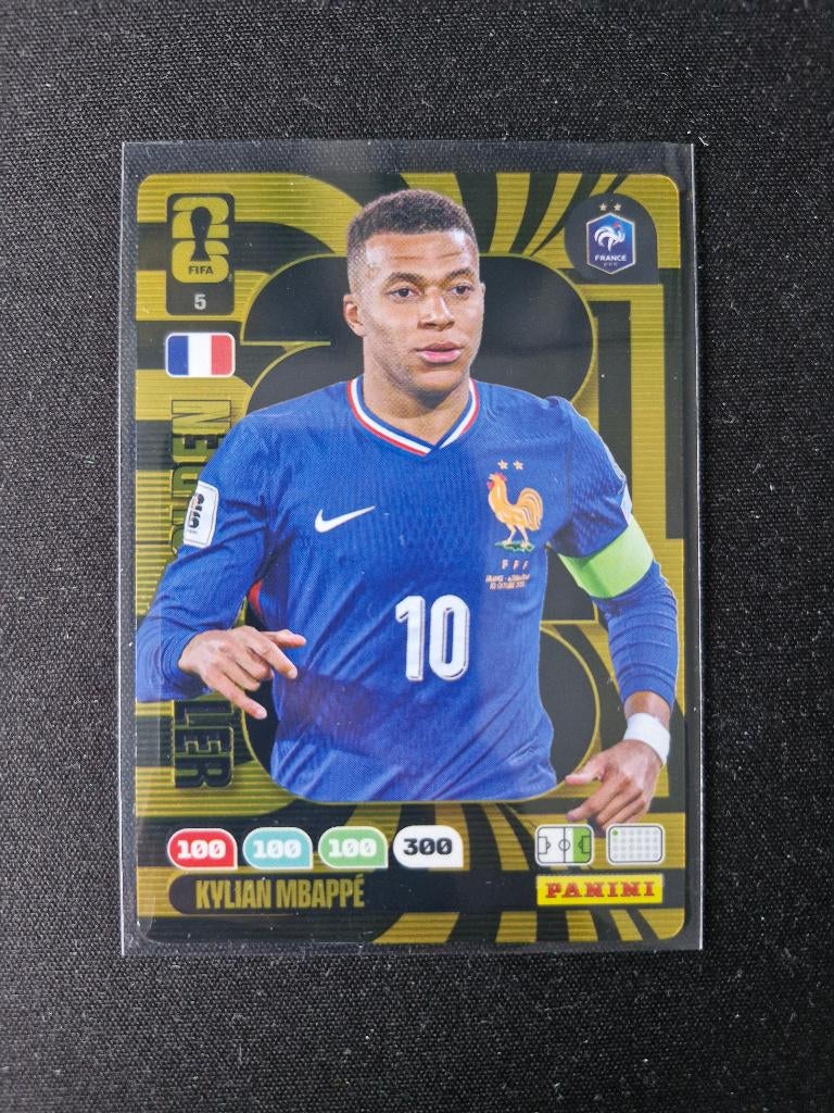Golden Baller Kylian Mbappe - Panini Adrenalyn XL WK 2026, Ophalen of Verzenden, Nieuw, Meerdere plaatjes