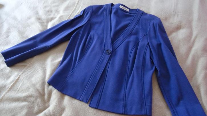 VESTE EN TRICOT « MAYERLINE » NEUVE, Vêtements | Femmes, Pulls & Gilets, Neuf, Taille 42/44 (L), Bleu, Enlèvement ou Envoi