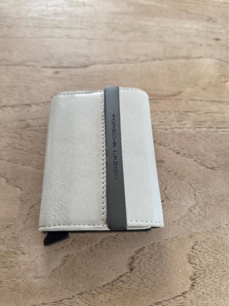 Portefeuille - Porsche Design/Secrid, Wit, Zo goed als nieuw, Leder, Ophalen
