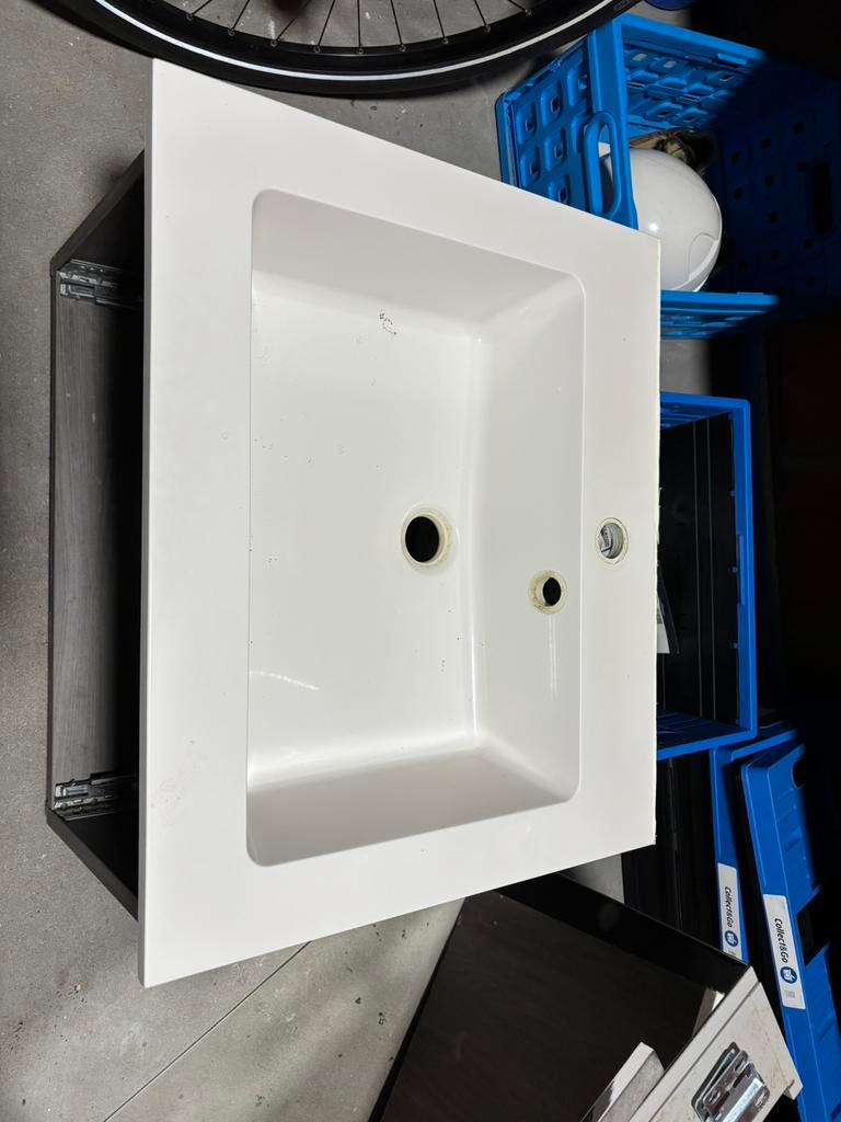 Lavabo + spiegelkast, Ophalen, Gebruikt, Wasbak of Wastafel
