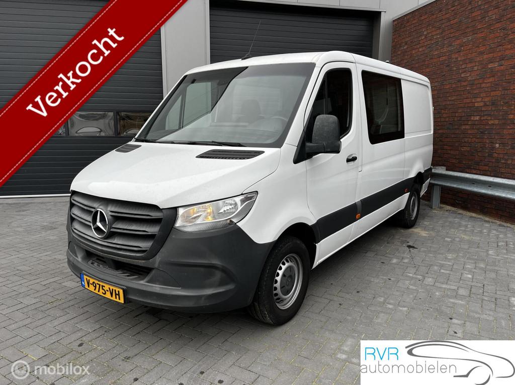 Mercedes Sprinter bestel 316 2.2 CDI L2H1 DUB CABINE/AUTOMAA, Achat, Euro 6, Carnet d'entretien, Noir