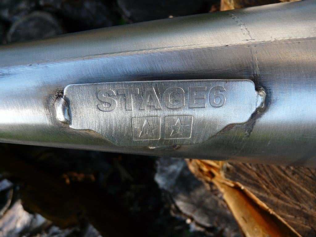 Stage 6 uitlaat met demper Beta RR50 RR 50 en Sherco, Fietsen en Brommers, Ophalen, Gebruikt