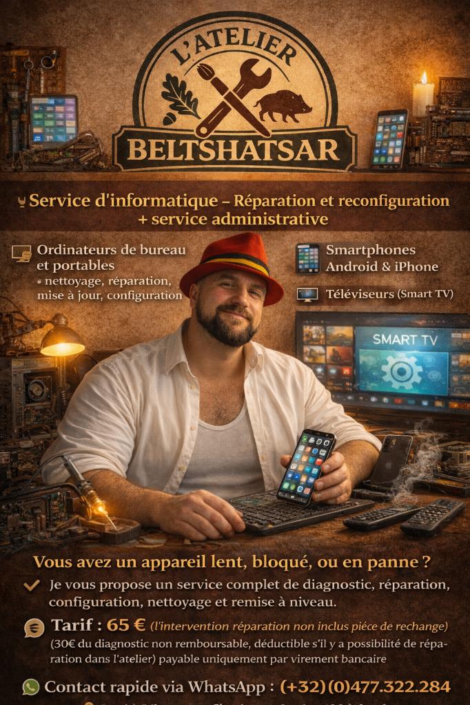 Diagnostic & Réparation TV Smart - PC - Scooter Elect, Informatique & Logiciels, Ordinateurs de bureau, Neuf, Inconnu, Enlèvement