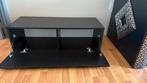 Zwevende wandkast in hoogglans zwart, modern design,, Huis en Inrichting, Ophalen, Gebruikt, 100 tot 150 cm, Minder dan 100 cm