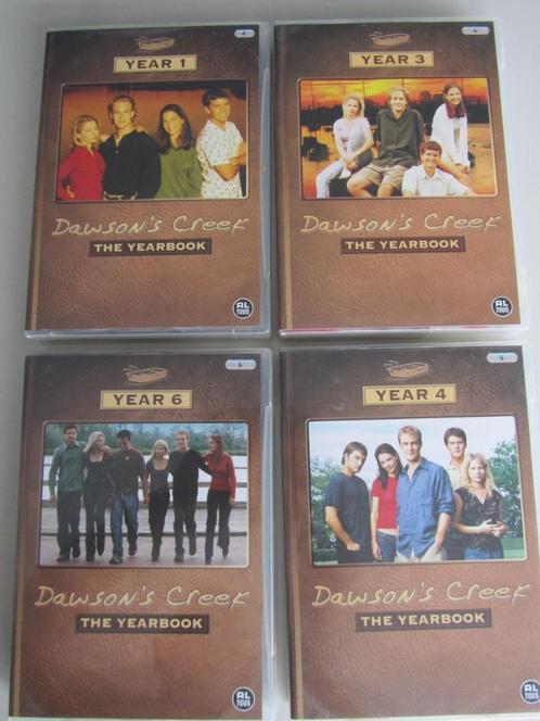4 DVDBOXEN DAWSON' S CREEK "THE YEARBOOK" (Seizoen 1-3-4-6), Cd's en Dvd's, Dvd's | Tv en Series, Gebruikt, Drama, Alle leeftijden