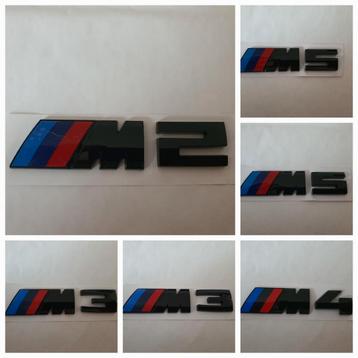 Bmw M2 M3 M4 M5 koffer logo 12 cm x 2,5 cm > blinkend zwart beschikbaar voor biedingen