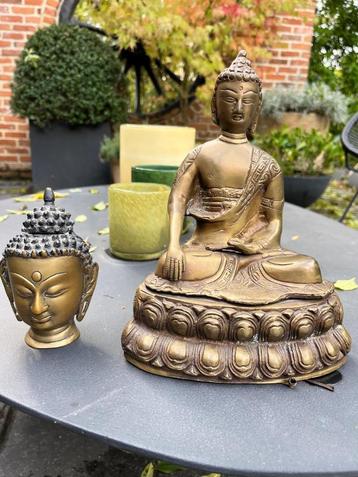 2 bronzen Bouddha beelden beschikbaar voor biedingen