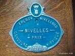 Petite plaque CONCOURS HIPPIQUE 1971 ÉPERON NIVELLOIS ., Utilisé, Enlèvement ou Envoi, Concours hippique