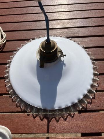 Hanglamp opaline met katrol beschikbaar voor biedingen