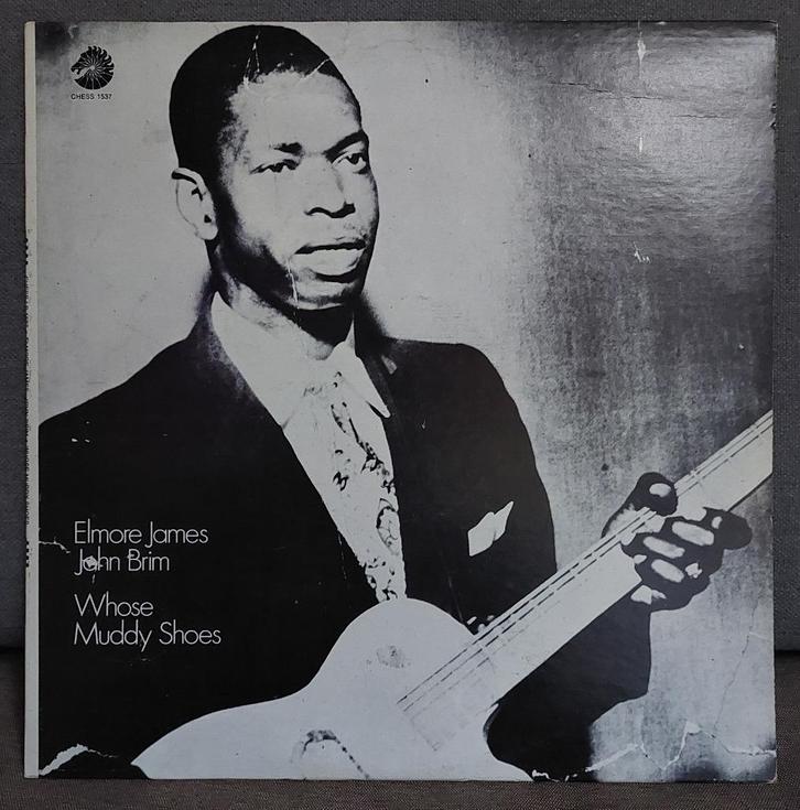 Elmore James, John Brim - Whose Muddy Shoes LP, Cd's en Dvd's, Vinyl | Jazz en Blues, Gebruikt, Blues, 1940 tot 1960, 12 inch
