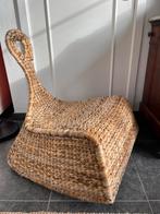 Rotan schommelstoel, Ophalen, Overige kleuren, Riet of Rotan, Zo goed als nieuw