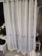 2 glasgordijnen met hartjes en sweet home.290*140, Ophalen