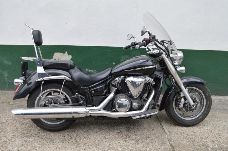 xvs 1300a 2014 MIDNIGHT STAR zwart onberispelijke staat, Motoren, Motoren | Yamaha, Particulier, Chopper, 2 cilinders, Motorrijbewijs A