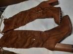 Laarzen cognackleur 38, Kleding | Dames, Schoenen, Hoge laarzen, Bruin, Ophalen of Verzenden, Zo goed als nieuw