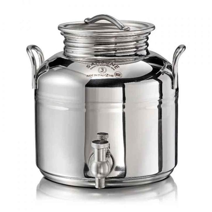 Hoge kwaliteit roestvrij stalen olijfolie vat van 5 - 100 L, Maison & Meubles, Cuisine | Casseroles & Poêles, Neuf, Enlèvement ou Envoi