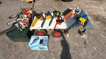 Lot Kettingzagen Stihl, Shindaiwa, Mcculloch etc, Enlèvement, Comme neuf, Tronçonneuse