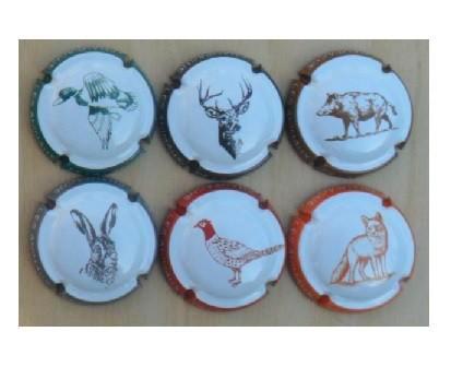 Champagne capsules - Generieken Chasse 2018 (G 1304), Collections, Collections complètes & Collections, Envoi