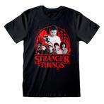 T-Shirt Strangers Things Circle Logo - Medium, Nieuw, Maat 48/50 (M), Ophalen of Verzenden, Zwart