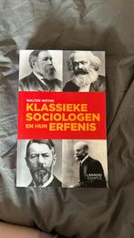 Walter Weyns - Klassieke sociologen en hun erfenis, Boeken, Ophalen of Verzenden, Walter Weyns
