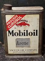 Zeldzaam olieblik MOBILOIL ARCTIC, Ophalen of Verzenden, Zo goed als nieuw, Verpakking