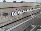 🍀 Poêle Boretti de luxe 100 cm en acier inoxydable, 3 four, Gaz, Classe énergétique A ou plus économe, Enlèvement ou Envoi, Comme neuf