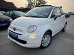 Fiat 500C 1.2i 70PK CABRIO PARKEERSENSOREN AIRCO BLUETOOTH, Auto's, 4 zetels, 50 kW, Cabriolet, Wit