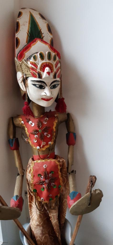 Indonesische marionet, Antiek en Kunst, Kunst | Niet-Westerse kunst, Ophalen of Verzenden
