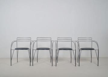 4 Stoelen Lune d'Argent door Pascal Mourgue voor Fermob,1985