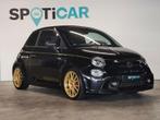 Abarth 595C T-Jet Scorpione Oro, Auto's, Voorwielaandrijving, 4 zetels, Gebruikt, Zwart