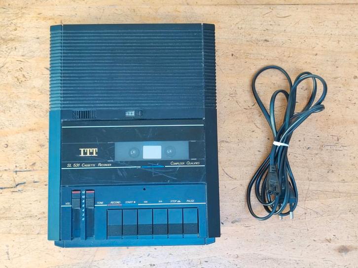 ITT SL 531 Cassette speler/ recorder. (Werkt perfect!), Audio, Tv en Foto, Walkmans, Discmans en Minidiscspelers, Ophalen of Verzenden