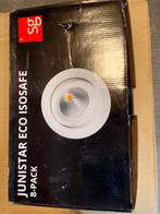 Junistar eco isosafe noir, boîte de 8 spots, Neuf, Spot encastrable ou Spot mural, Enlèvement, LED