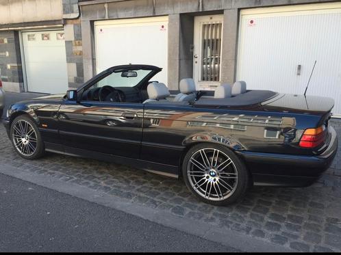 BMW 320i cabriolet Davos gerenoveerde collector, Auto's, BMW, Particulier, Zetelverwarming, Cabriolet, Wit, Zwart, Leder, Ophalen
